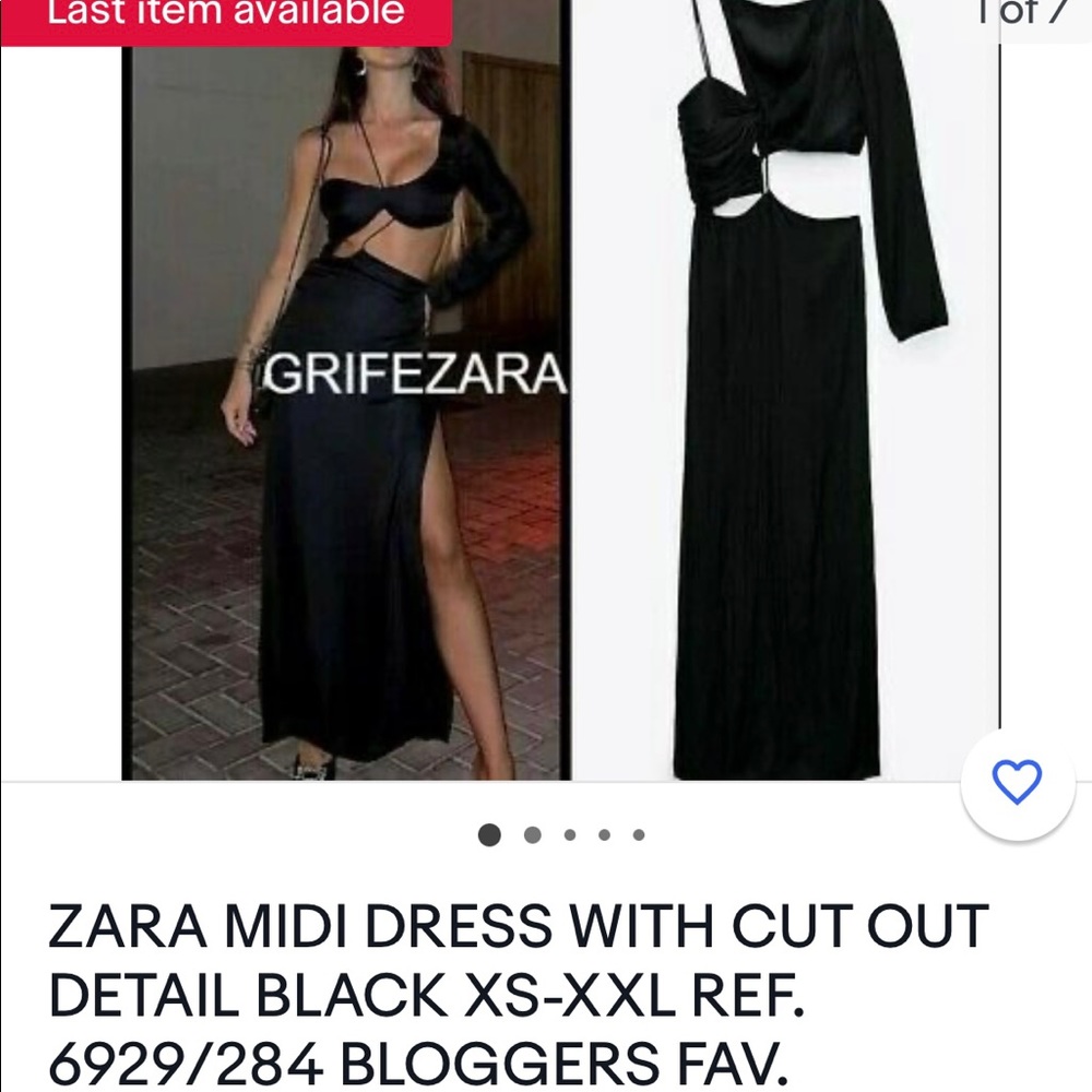 NEW ZARA SOLD OUT DRESS RARE - Picture 6 of 6